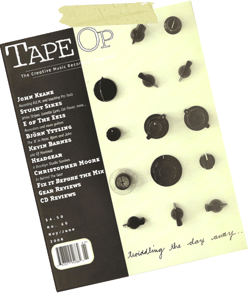 cover Tape OP magazine May/June 2008